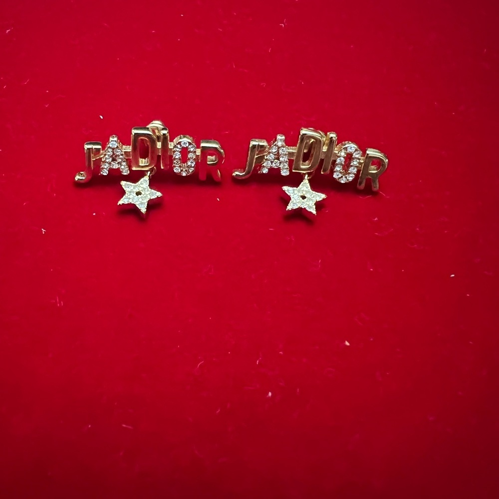 Gold J'ADIOR Star Earrings
